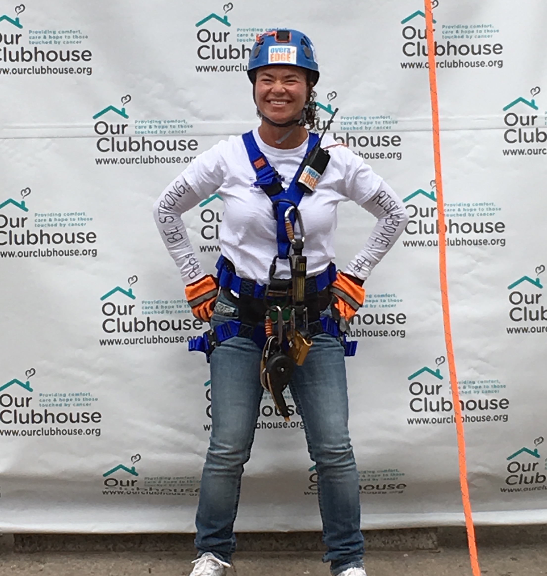 Smorey Giger Law fundraises for Our Clubhouse and goes “Over the Edge” 26 stories of the Oliver Building